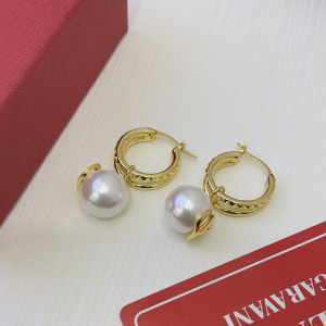 Valentino Vlogo Pearl Earrings