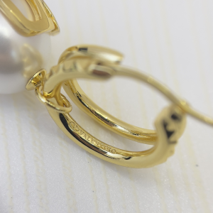 Valentino Vlogo Pearl Earrings