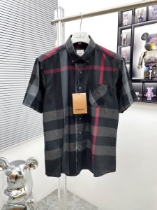 Burberry Short Sleeve Vintage Check Cotton Shirt Gray MtoXXXL Burberry Short Sleeve Vintage Check Cotton Shirt Gray MtoXXXL