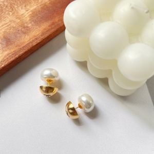 Chanel CC Gold Earrings