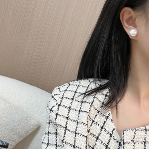 Chanel CC Gold Earrings