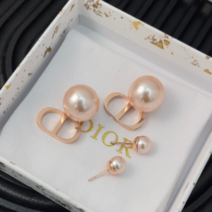Dior Tribales Pink Pearl Earrings