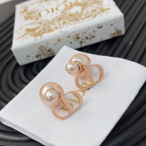 Dior Tribales Pink Pearl Earrings