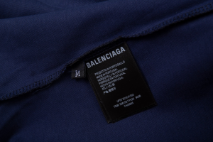 Balenciaga Blue Cotton T Shirt SML