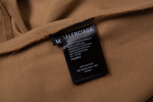 Balenciaga Brown Cotton T Shirt SML