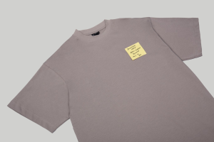 Balenciaga Gray Cotton T Shirt SML