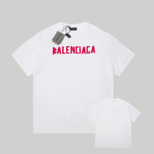 Balenciaga White Cotton T Shirt
