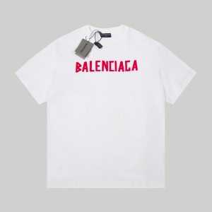 Balenciaga White Cotton T Shirt SML