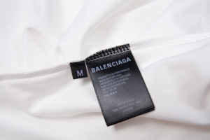 Balenciaga White Cotton T Shirt SML