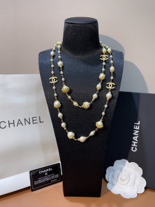Chanel CC Pearls Long Necklaces
