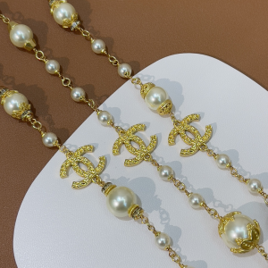 Chanel CC Pearls Long Necklaces