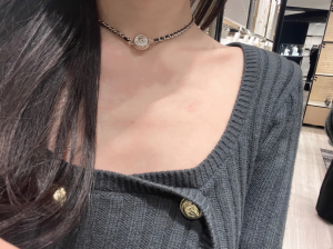 Chanel CC Round Choker Necklace