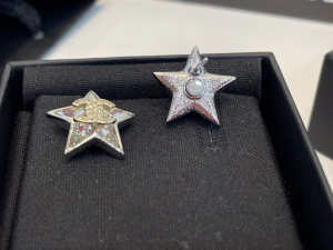 Chanel Crystals CC Star Earrings