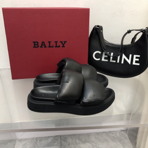 Bally Joey Black Leather Sandals
