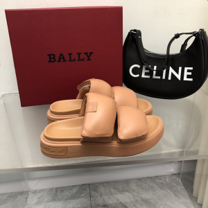 Bally Joey Orange Leather Sandals