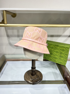 Gucci Jumbo GG Canvas Bucket Hat Pink