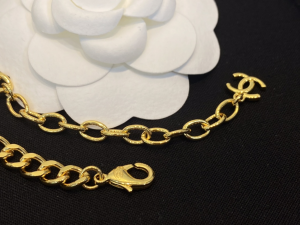 Chanel Gold CC Logo Chain Necklaces
