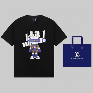 Louis Vuitton Black Cotton T Shirt