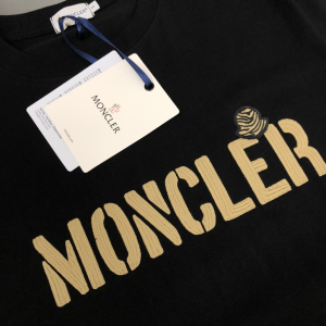 Moncler Black Cotton T Shirt SMLXL