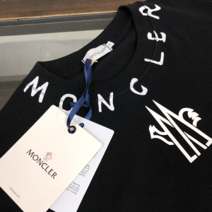 Moncler Cotton T Shirt Black SMLXL