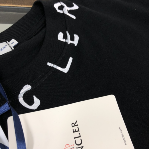 Moncler Cotton T Shirt Black SMLXL