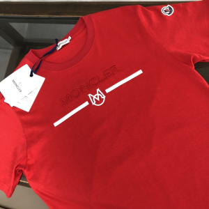 Moncler Cotton T Shirt Red SMLXL