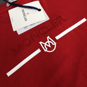 Moncler Cotton T Shirt Red SMLXL