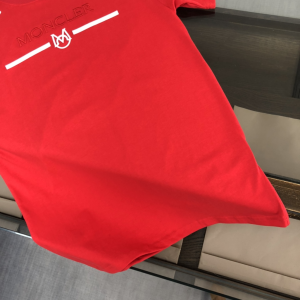 Moncler Cotton T Shirt Red SMLXL