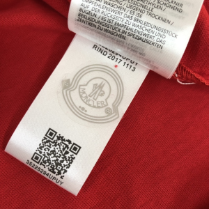 Moncler Cotton T Shirt Red SMLXL