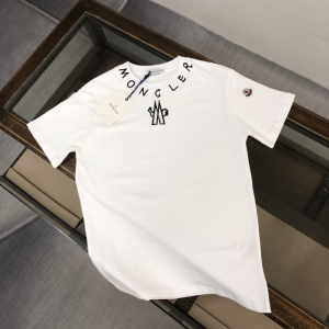 Moncler Cotton T Shirt WhiteXL