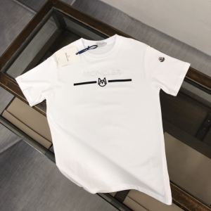 Moncler Cotton T Shirt WhiteXL