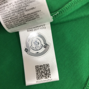 Moncler Green Cotton T Shirt SMLXL
