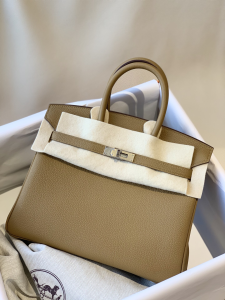 Hermes Birkineather Bag Green