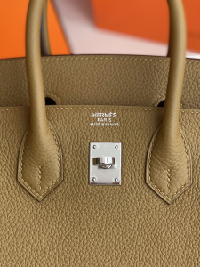 Hermes Birkin 25CM Tan Leather Bag