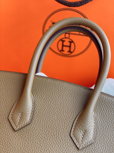 Hermes Birkin 25CM Tan Leather Bag