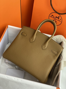 Hermes Birkin 25CM Tan Leather Bag