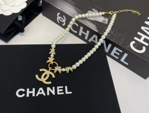 Chanel Crystal CC Pearls Necklaces