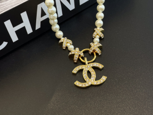 Chanel Crystal CC Pearls Necklaces