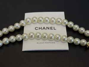 Chanel Crystal CC Pearls Necklaces