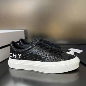 Givenchy G4 Black Leather Sneakers
