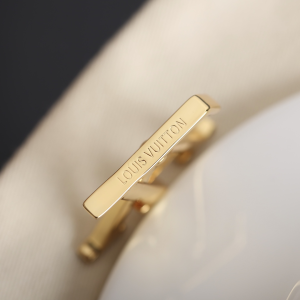 Louis Vuitton Macro Gold LV Earrings