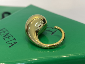 Bottega Veneta Drop Rings Gold