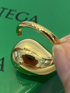 Bottega Veneta Drop Rings Gold