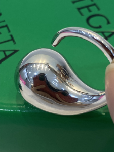 Bottega Veneta Drop Rings Silver