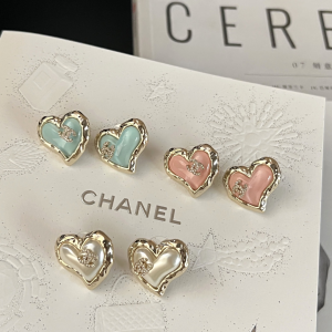 Chanel Heart Earrings