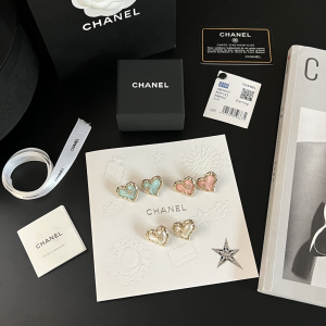 Chanel Heart Earrings