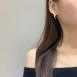 Fendi Baguette FF Crystal Earrings