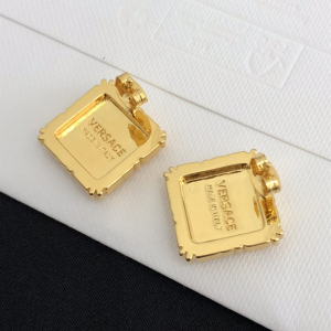 Versace Crystals Square Earrings
