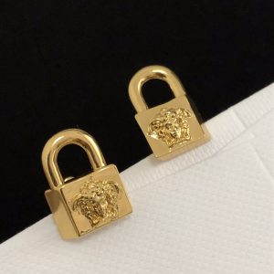 Versace Medusa Gold Padlock Earrings