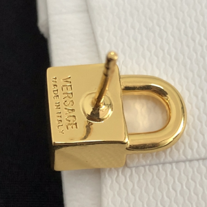 Versace Medusa Gold Padlock Earrings